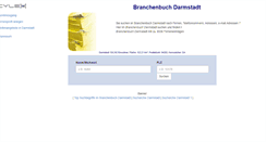 Desktop Screenshot of cylex-branchenbuch-darmstadt.de